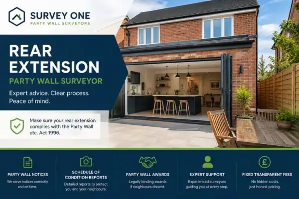 How we can create a party wall agreement for your rear extension Camden